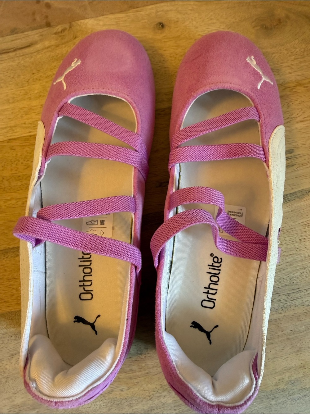 NWT Puma Women’s Mauve Pop Speedcat Ballet Sneaker with White Stripe size 6 1/2 - Picture 9 of 11